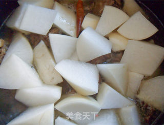 羊肉炖白萝卜的做法步骤:8