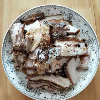 咸干菜扣肉的做法步骤:11