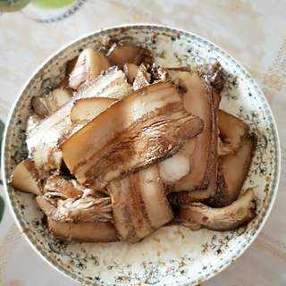 咸干菜扣肉的做法步骤:12