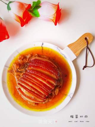 咸干菜扣肉的做法步骤:19