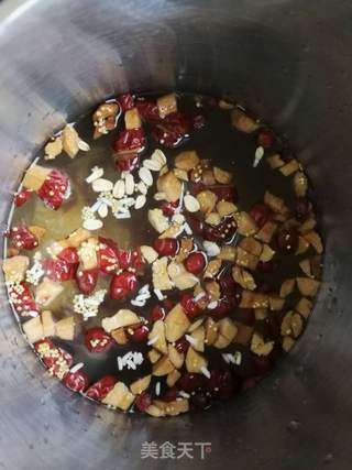 紫薯山药燕片米糊的做法步骤:8