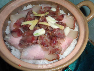 腊味煲仔饭的做法步骤：6
