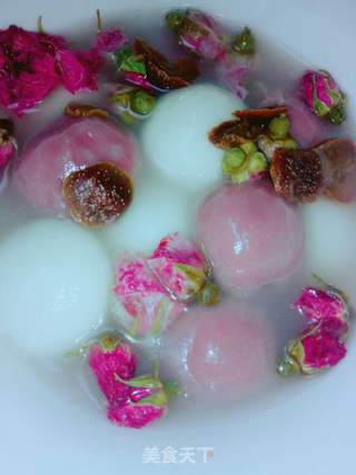 #花样美食#山楂玫瑰煮汤圆的做法步骤:6