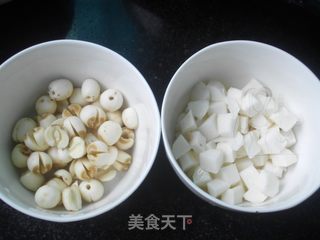 莲子山药糯米粥的做法步骤：3