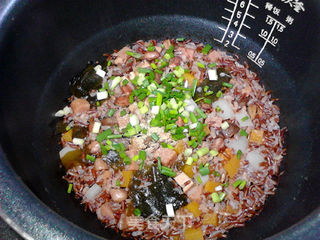 #花样美食#红米咸味腊八饭的做法步骤:10