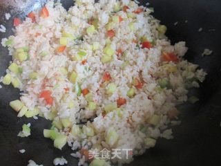 鲜甜菠萝饭的做法步骤：11