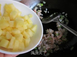 鲜甜菠萝饭的做法步骤：7