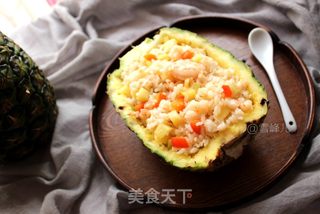 鲜甜菠萝饭的做法步骤:12