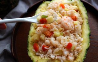 鲜甜菠萝饭的做法步骤:13