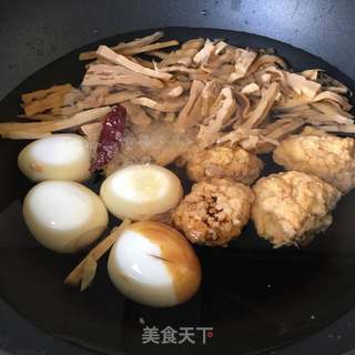酱剥子肉圆的做法步骤:5