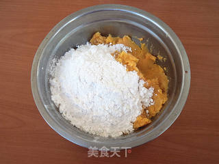 巧克力馅红薯糯米饼的做法步骤:3