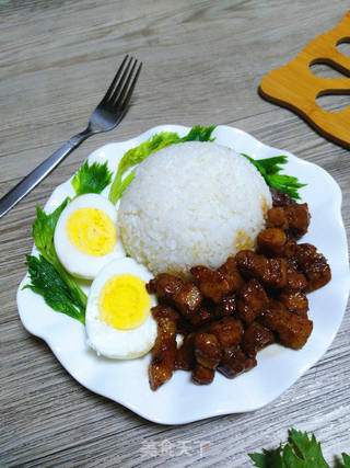 卤肉饭的做法步骤:12