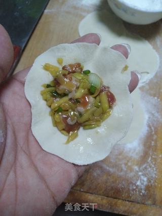 鲜肉拉瓜馅饺子的做法步骤:9
