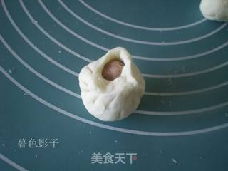 小蘑菇豆沙包的做法步骤:5