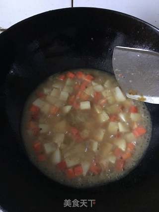 咖喱土豆鸡丁的做法步骤:6