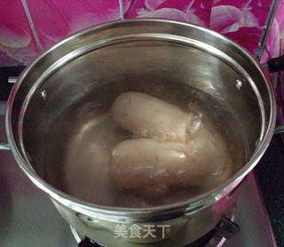 炸香酥藕盒的做法步骤:5