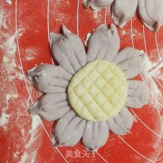 花样馒头~向日葵的做法步骤:12