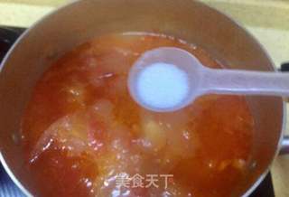 番茄三鲜水晶肉片浓汤的做法步骤:10