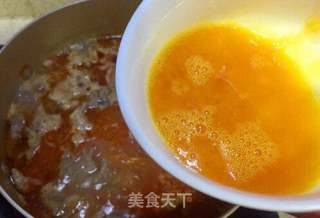番茄三鲜水晶肉片浓汤的做法步骤:12