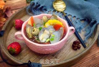 养肝护胃文蛤三宝鲜汤的做法步骤:12