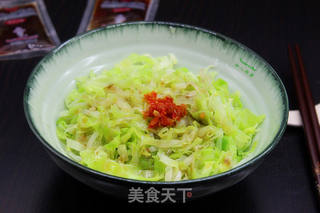凉拌包菜丝的做法步骤:7
