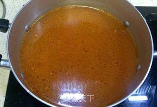 红绿相间番茄丸子豆尖汤的做法步骤:6