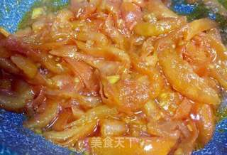 红绿相间番茄丸子豆尖汤的做法步骤:5