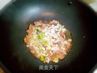 葱油炒饭的做法步骤：3