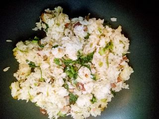 葱油炒饭的做法步骤:6