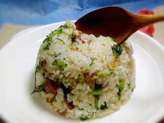 葱油炒饭的做法步骤:7