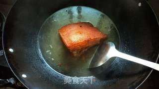 重庆乡宴九大碗之一夹沙肉、甜烧白的做法步骤:22