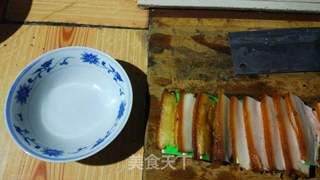 重庆乡宴九大碗之一夹沙肉、甜烧白的做法步骤:32