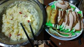 重庆乡宴九大碗之一夹沙肉、甜烧白的做法步骤:42