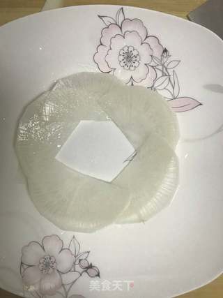 白玉萝卜拼盘的做法步骤:9