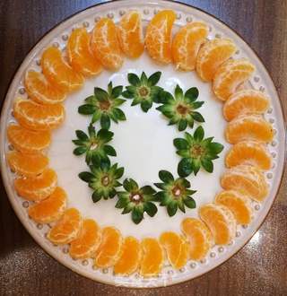 #花样美食#~水果拼盘的做法步骤:4