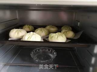 翡翠白玉包子的做法步骤:25