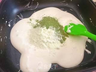 抹茶雪花酥的做法步骤:7