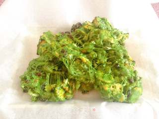 抹茶雪花酥的做法步骤:12