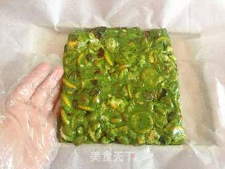 抹茶雪花酥的做法步骤:13