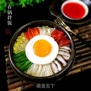 #花样美食#~石锅拌饭的做法步骤:12