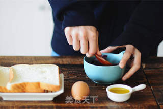 元气少女的减肥早餐——紫薯西多士的做法步骤:4