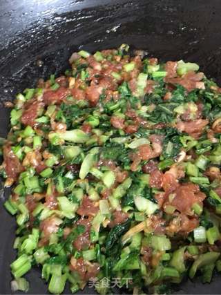 苔菜粉条猪肉包的做法步骤:15