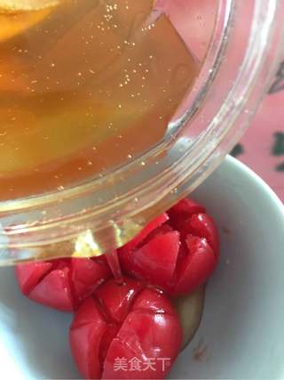 蜂蜜柠檬沁圣女果的做法步骤:6