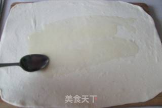 火腿香菜花卷的做法步骤:5