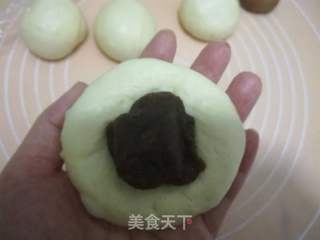 #花样美食#枣泥小花面包的做法步骤:11