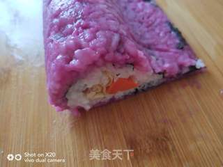 紫薯寿司的做法步骤:10