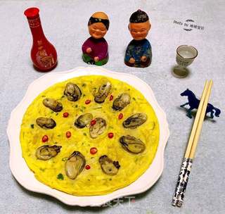 牡蛎金针菇蛋饼的做法步骤:13