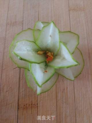 #花样美食#黄瓜花的做法步骤:6
