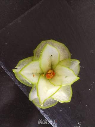 #花样美食#黄瓜花的做法步骤:8