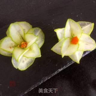#花样美食#黄瓜花的做法步骤:10